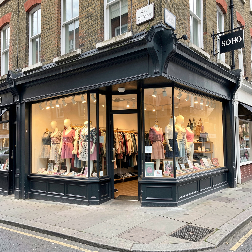 Smyxaronkhexyx craft store exterior in London Soho
